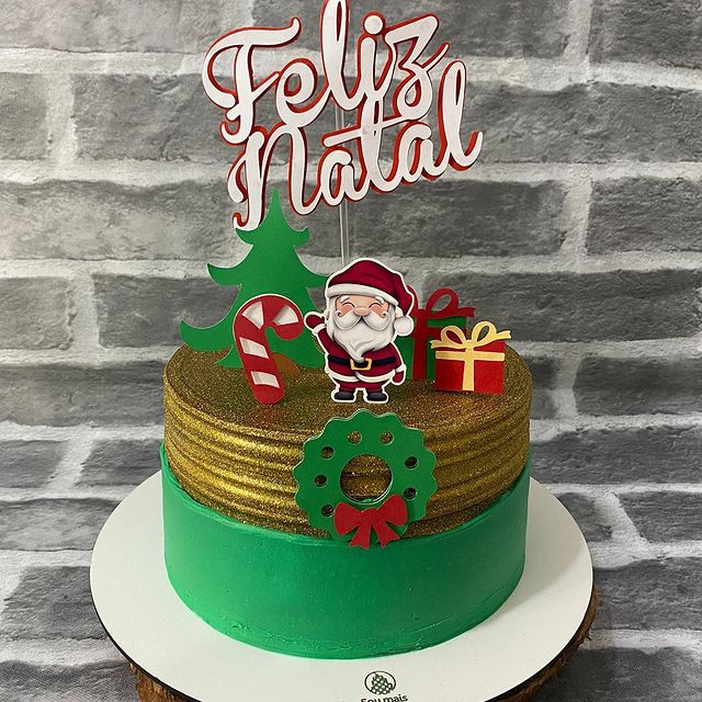 Bolo Decorado Para O Natal Ideias Incr Veis Para Sua Festa