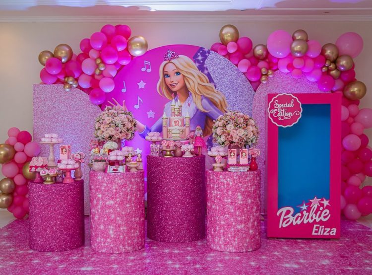 decoracao festa barbie